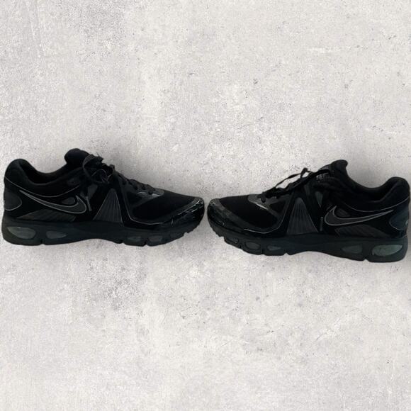 Nike Air Max Men's Black Cushioned Running Shoes Size 9.5 Used - Picture 4 of 6